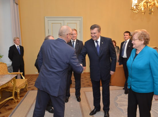 Riigikogu esimehe Ene Ergma kohtumine Ukraina presidendi Viktor Yanukovychiga